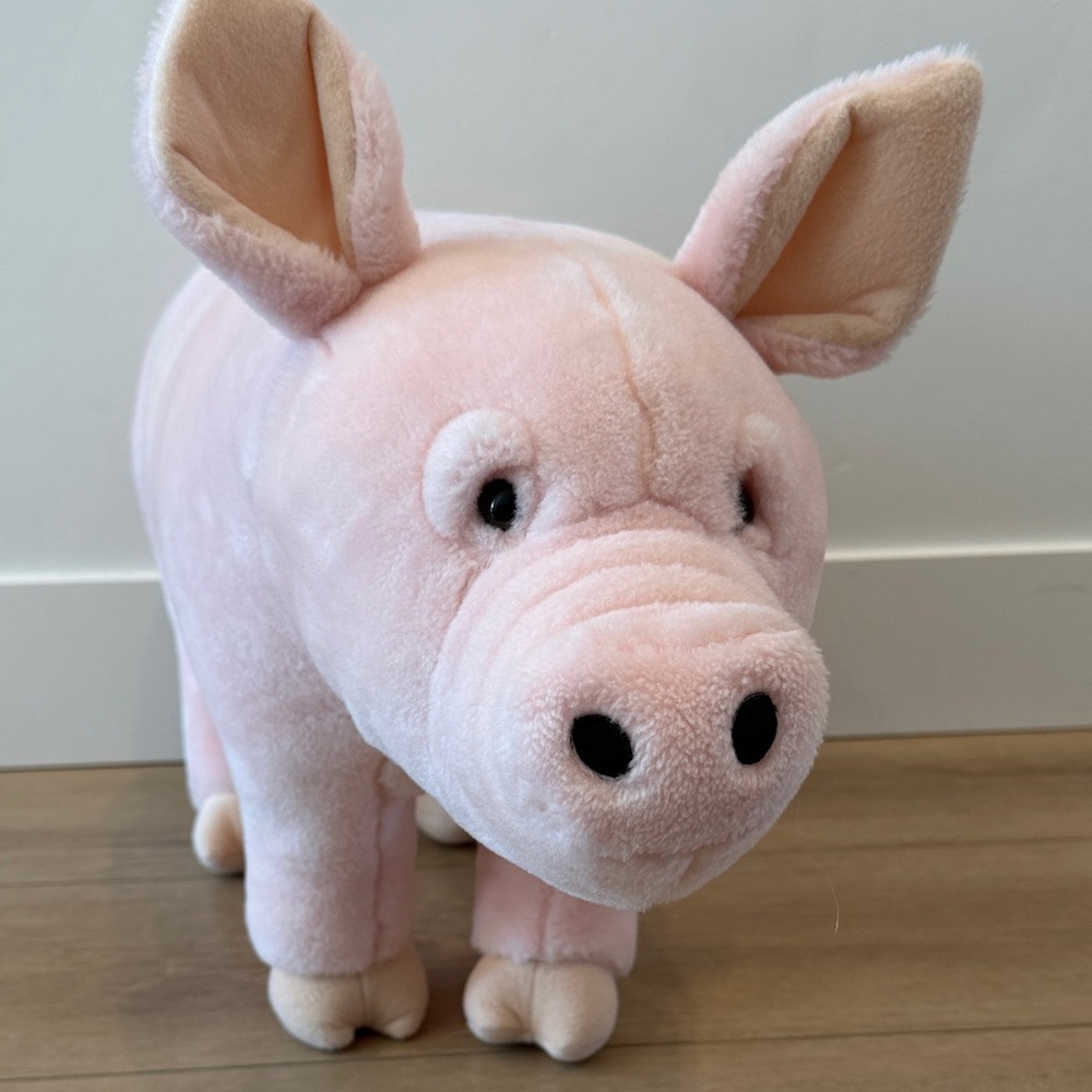 Melissa & Doug Pink Pig Plush giant - Picture 2 of 4
